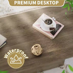 MUUEGM Table basse de ferme, table en bois rustique de 35,5 avec cadre robuste et plateau étanche pour salon
