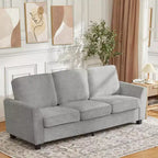 Canapé GustoWave 82 pour salon, canapé moderne confortable avec coussin d'assise de fermeté moyenne, housse amovible, canapés en tissu chenille