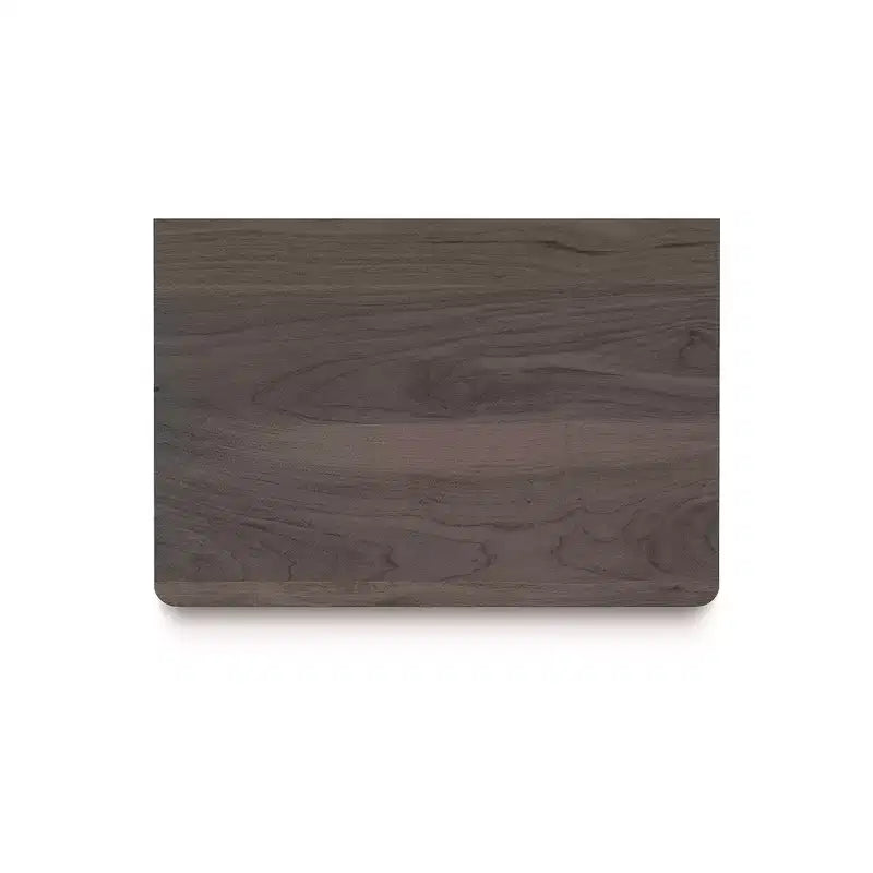 Table de chevet à un tiroir Ashly Cadmori de Signature Design - Fini noyer brun riche, recharge USB-A et USB-C, éclairage d'ambiance, accents cannelés