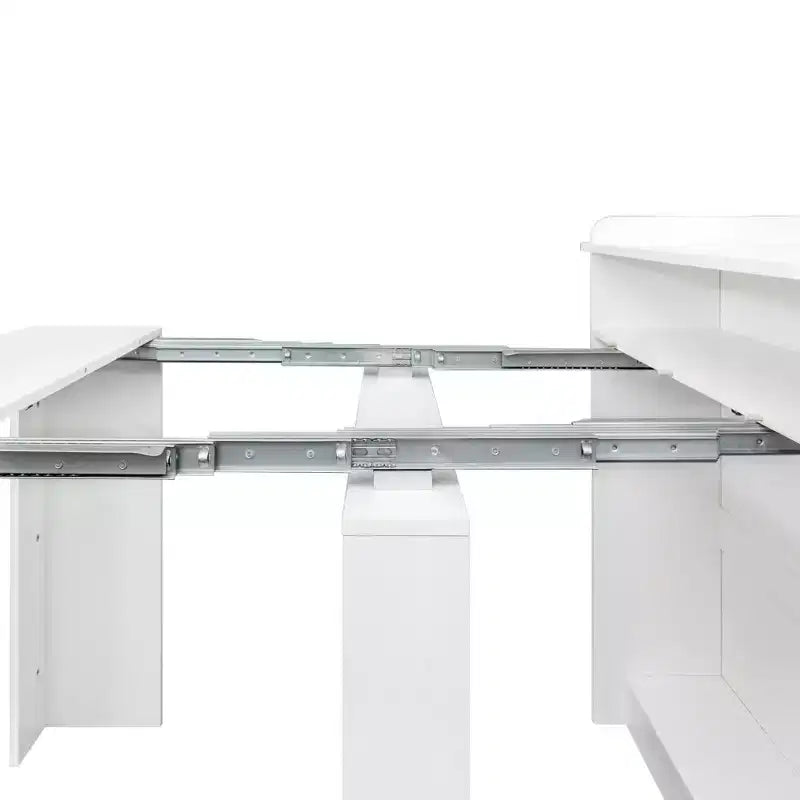 Table à manger extensible moderne Torin GDFStudio avec rangement