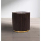 Meridian Furniture, Table d'appoint Nile chêne brun