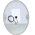 Miroir ovale Nolan 24 po en aluminium à DEL - LMR1005 - Blanc - Safavieh