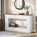 Lantine Modern Console Table, 55 Wood Entryway Table with Storage, Narrow Long Sofa Table Behind Couch Table for Living Room, Hallway