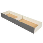 Lits superposés jumeaux avec escalier et tiroirs pour enfants, lits superposés en bois jumeaux avec escalier et armoire de rangement