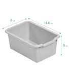 Meuble de rangement mobile ECR4Kids à 12 casiers et 15 bacs Scoop Front, 3x4, mobilier pour enfants
