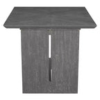 Ensemble de salle à manger 6 pièces GDFStudio Herty avec table de cuisine en bois d'hévéa de 60 et chaises et banc rembourrés