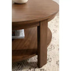 Table basse ronde en MDF Foxford Kate and Laurel