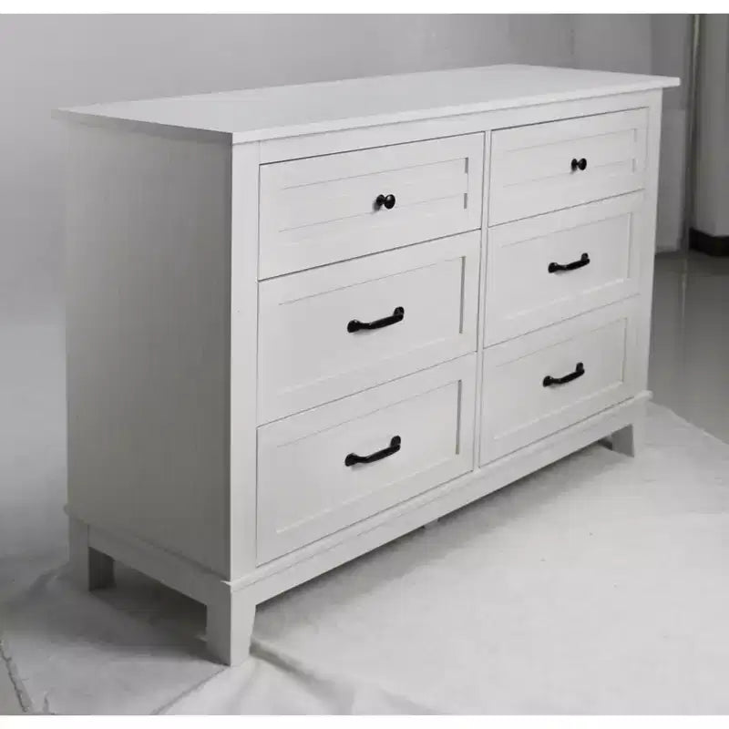 Commode pour Chambre, Commode Moderne en Bois à 6 Tiroirs, Meuble TV, Armoire en Bois, Commodes à 6 Tiroirs pour Chambre Salon
