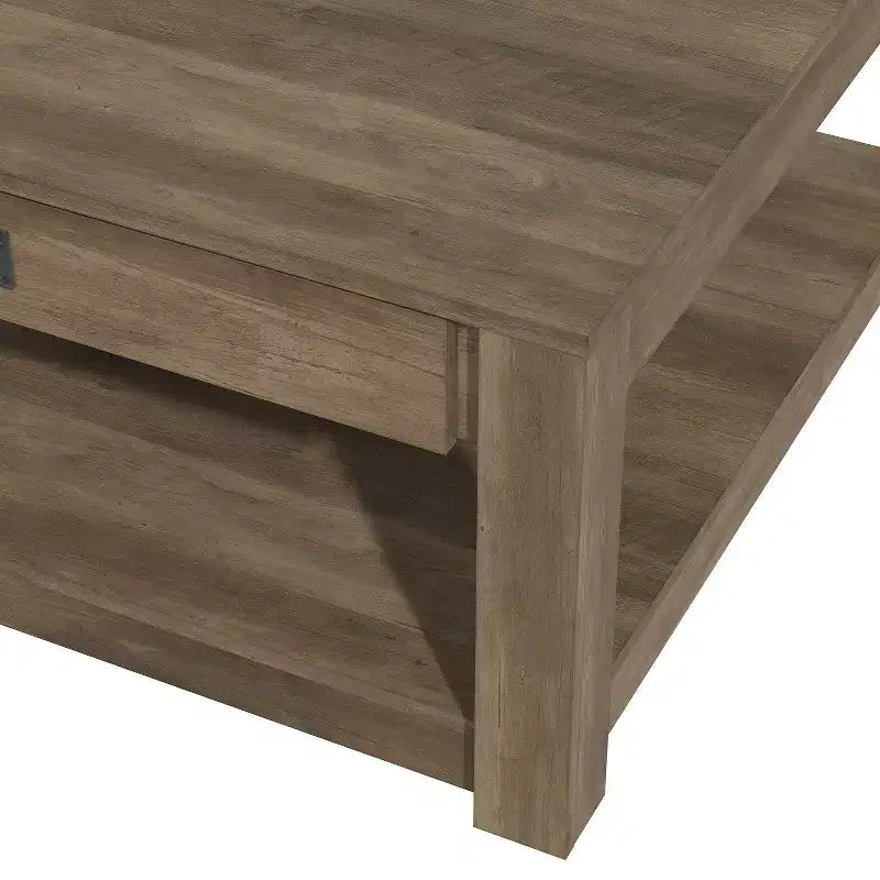Table basse Galano Philia avec tiroir - Chêne noueux