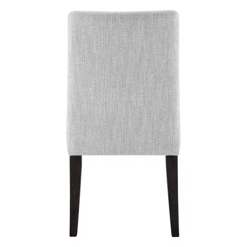 Chaise de salle à manger tapissée Spruce&Spring avec coussin d'assise double épaisseur et pieds en bois