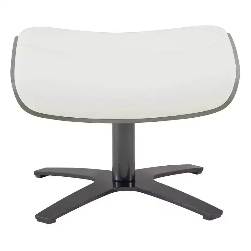 Fauteuil inclinable pivotant Spruce&Spring avec pouf et appuie-tête réglable