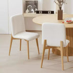 Chaise de salle à manger MAYEERTY avec pieds en bois pour la cuisine