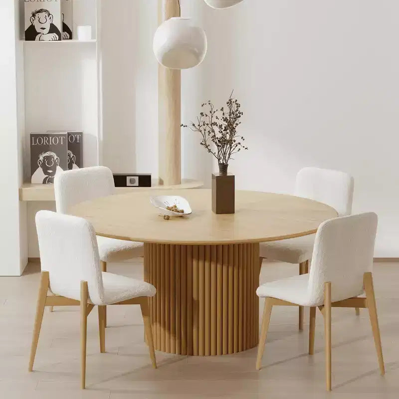 Chaise de salle à manger MAYEERTY avec pieds en bois pour la cuisine