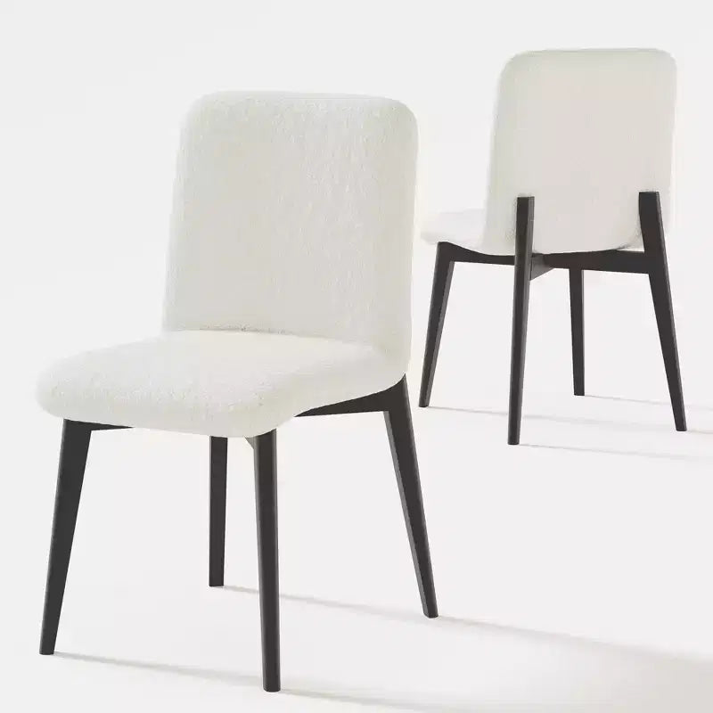 Chaise de salle à manger MAYEERTY avec pieds en bois pour la cuisine
