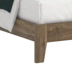 Lit double Galano Queen Payne Luxe avec tête de lit en chêne noueux