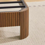 Cadre de lit ModernLuxe Queen/Full XL avec tête de lit de rangement, station de charge intégrée, design ondulé, support silencieux