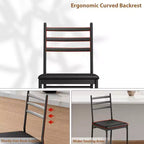 Lot de 2/4 tabourets de bar à hauteur de comptoir avec dossier, coussin épais et rembourrés pour îlot de cuisine, bar de comptoir