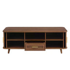 Table basse Christopher Knight Home Nova multi-rangements avec portes coulissantes et tiroir