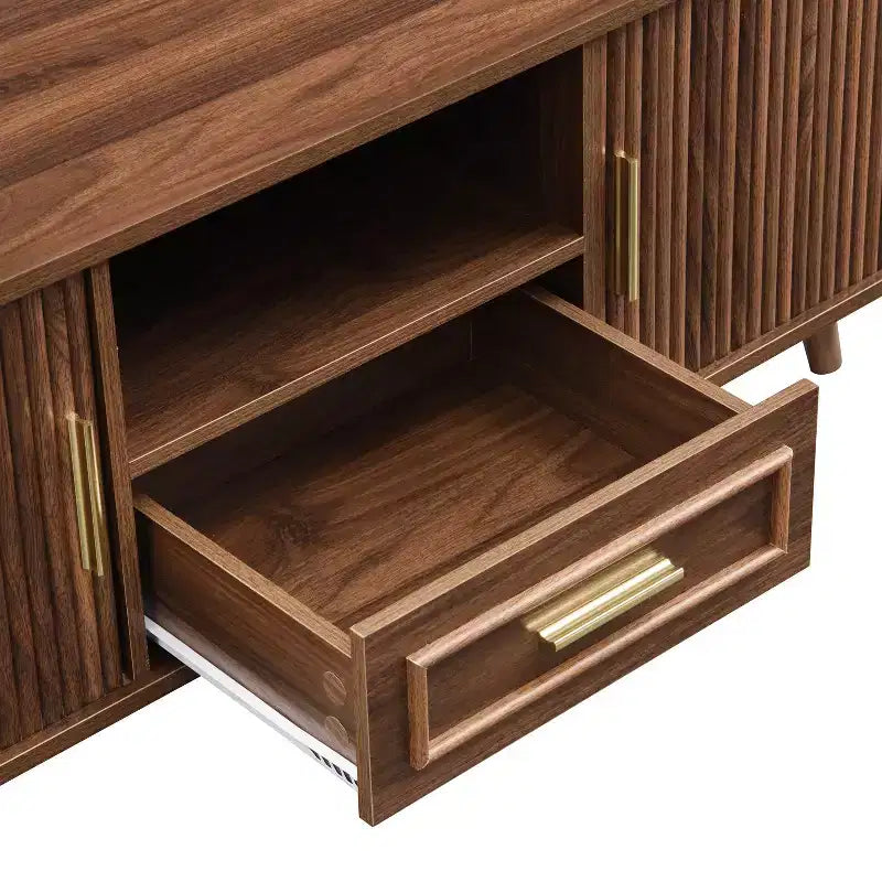 Table basse Christopher Knight Home Nova multi-rangements avec portes coulissantes et tiroir