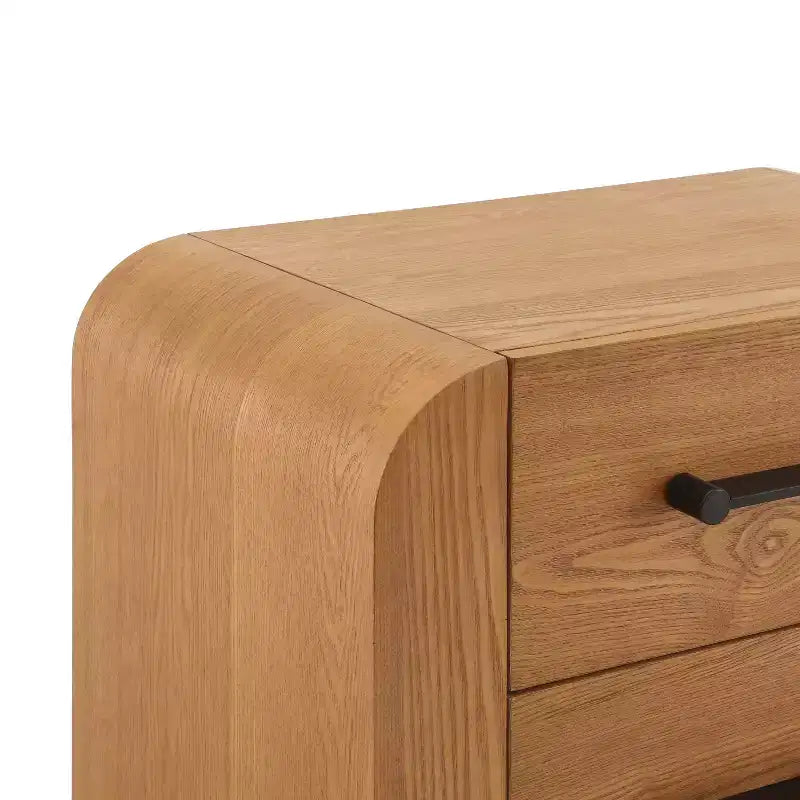 Table de chevet moderne Christopher Knight Home Arleston 28,50 avec 2 tiroirs