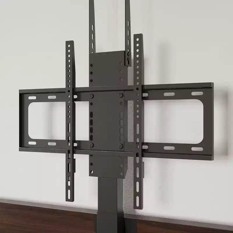 Meuble TV de jeu électrique à 9 tiroirs Famapy, support TV réglable en hauteur, centre de divertissement avec 2 prises de courant/unité de rangement TV à plateau divisé pour les soirées de jeu