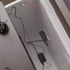 Meuble TV de jeu électrique à 9 tiroirs Famapy, support TV réglable en hauteur, centre de divertissement avec 2 prises de courant/unité de rangement TV à plateau divisé pour les soirées de jeu