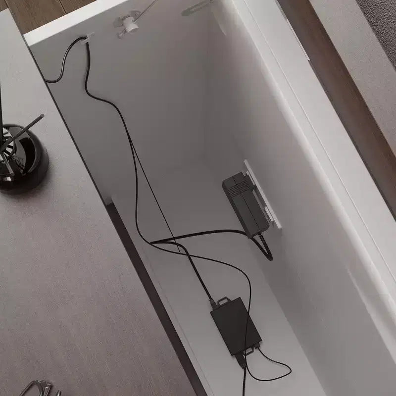 Meuble TV de jeu électrique à 9 tiroirs Famapy, support TV réglable en hauteur, centre de divertissement avec 2 prises de courant/unité de rangement TV à plateau divisé pour les soirées de jeu