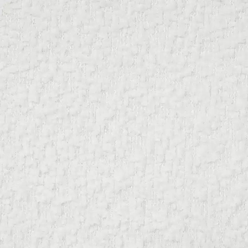 Lit plateforme élégant, cadre de lit rembourré en tissu bouclé avec tête de lit douce, taille double/queen/king, blanc - ModernLuxe