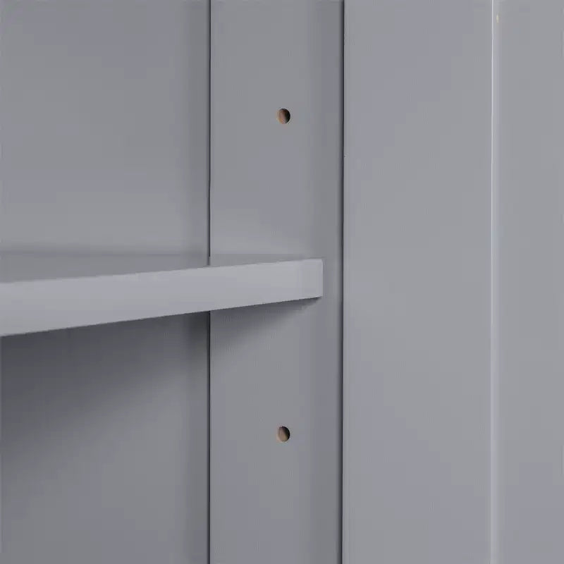 Meuble de salle de bain haut et étroit avec panier à linge, 2 portes et 1 tiroir, pour salle de bain, buanderie ou salon