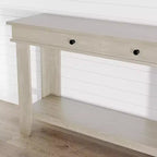 Console de 54 po pour entrée - Table d'entrée de style ferme avec rangement et tiroirs, petites tables d'appoint pour couloir derrière un canapé, table de canapé