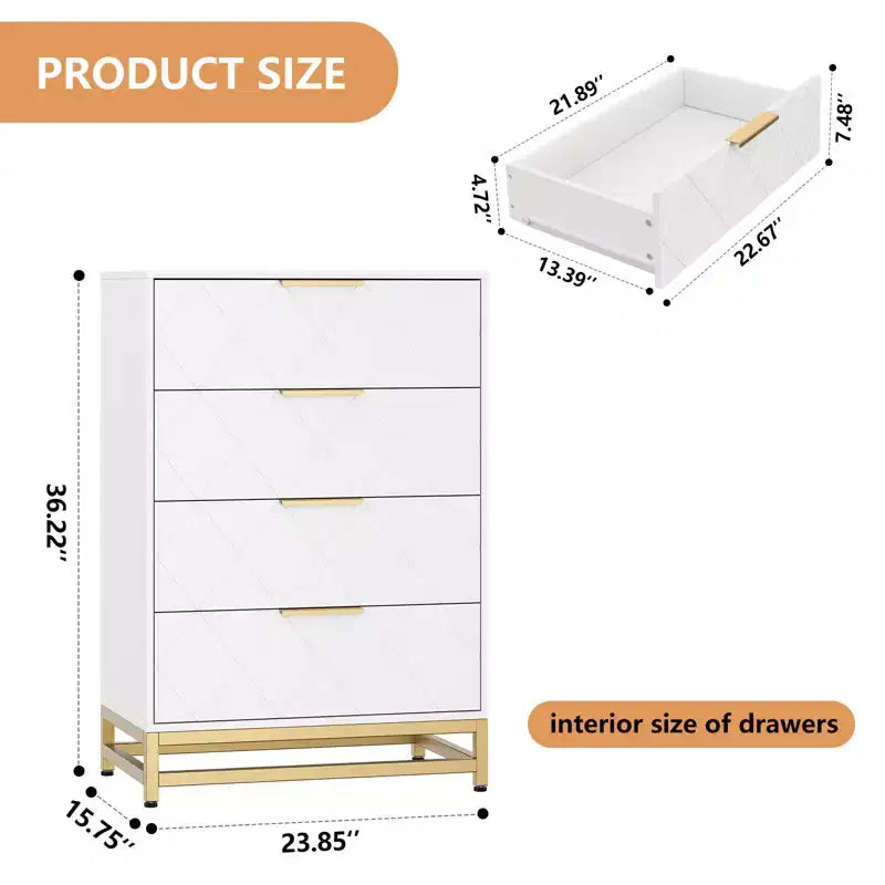 Commode en bois, meuble de rangement vertical moderne avec dispositif anti-basculement, convient aux chambres à coucher, salons et couloirs.