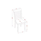 Ensemble de dînette classique - Petite table et chaises de salle à manger - Table de cuisine pour 4 - Design élégant