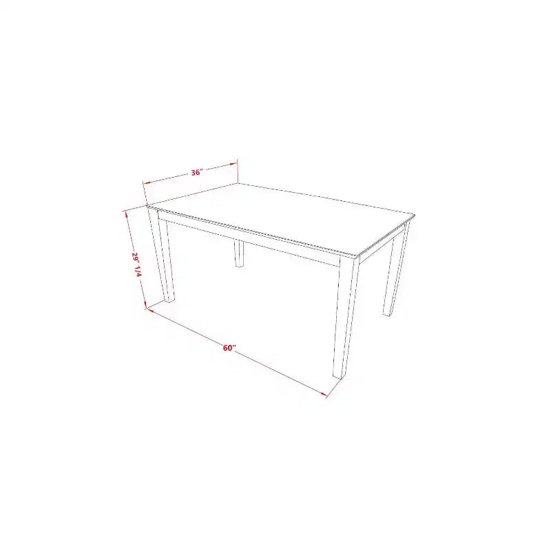 HomeStock – Table de salle à manger rectangulaire 7 pièces en lin blanc avec plateau en bois massif et 6 chaises Parson