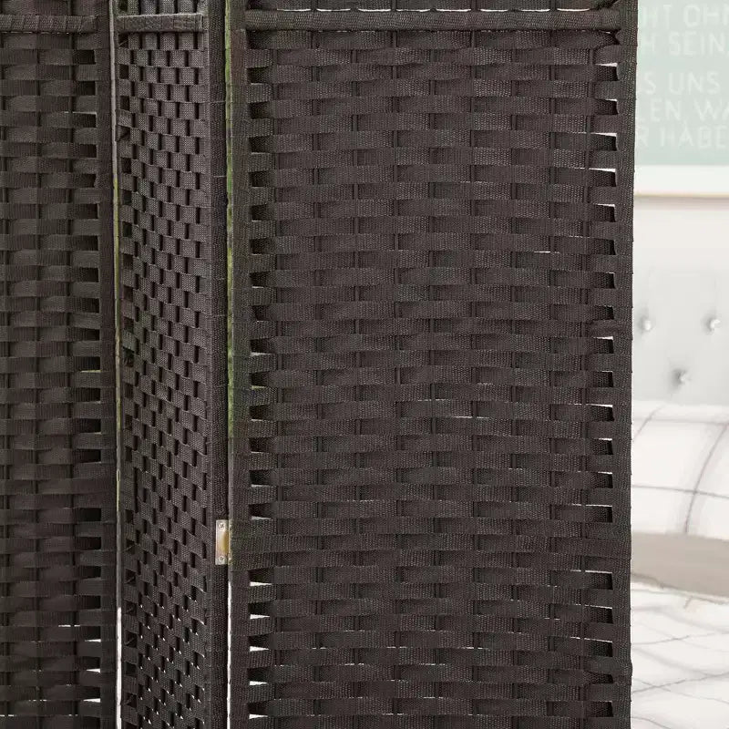 Paravent Pliant 6 Panneaux 1,7 m de Hauteur Écran d'Intimité Séparateur de Pièce Autoportant pour Bureau à Domicile