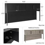 Meuble GDFStudio Cael Modern Parkside de 180,1 cm avec 2 compartiments de rangement