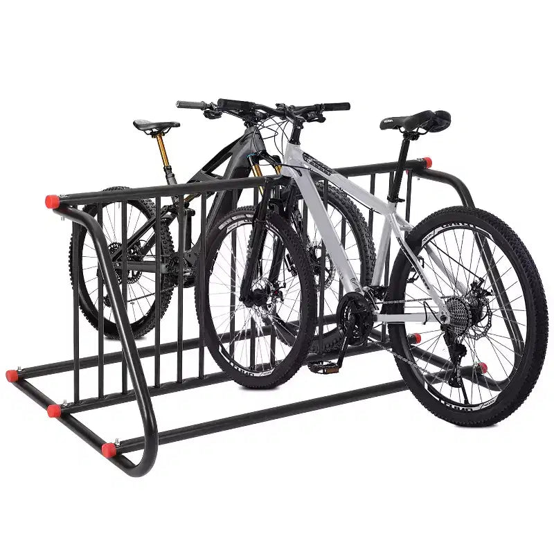 Support de rangement pour vélos au sol, robuste, 5/10 places, en acier, pour garages, magasins, écoles, solide et facile à assembler