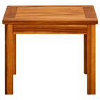 vidaXL Table Basse Bois Naturel Bois d'Acacia Massif - 17,7 x 17,7 x 14,2