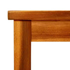 vidaXL Table Basse Bois Naturel Bois d'Acacia Massif - 17,7 x 17,7 x 14,2
