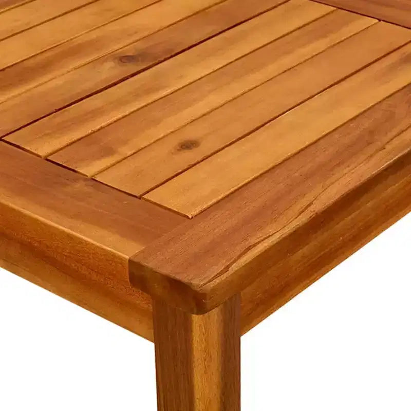 vidaXL Table Basse Bois Naturel Bois d'Acacia Massif - 17,7 x 17,7 x 14,2