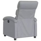 vidaXL Fauteuil inclinable de massage – Dossier inclinable manuel gris clair
