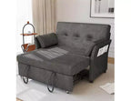 Dyonery Canapé-lit 51 avec pochette latérale, petit canapé-lit convertible 2 en 1 pour appartement, chambre et petit espace