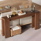 70.9 Table console d'entrée, Table d'appoint étroite et longue en bois, Table rectangulaire pour l'arrière de canapé, pour Salon Couloir Entrée