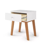 Table de chevet à 1 tiroir Child Craft SOHO pour chambre de bébé ou d'enfant, grand tiroir de rangement, fabriquée en pin robuste, finition non toxique et sans danger pour les bébés