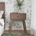 Table de chevet à 1 tiroir Child Craft SOHO pour chambre de bébé ou d'enfant, grand tiroir de rangement, fabriquée en pin robuste, finition non toxique et sans danger pour les bébés