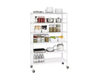 Étagère de rangement en fil d'acier 6 niveaux UltraDurable Seville Classics homologuée NSF, 48 x 18 po