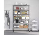 Étagère de rangement en fil d'acier 6 niveaux UltraDurable Seville Classics homologuée NSF, 48 x 18 po