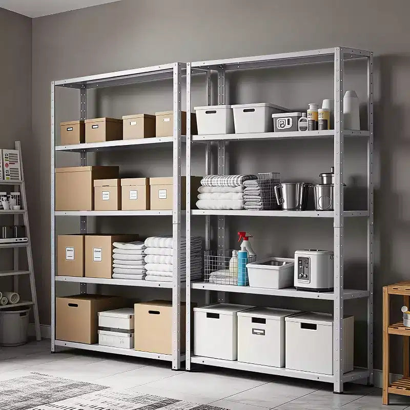 Acekool Étagère métallique à 5 niveaux, robuste, réglable pour garage, 91x30x173 cm pour cuisine, cellier, sous-sol, buanderie