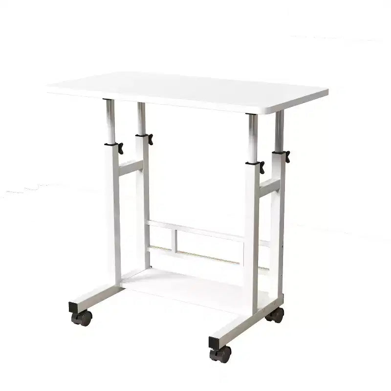 Table réglable mobile pour chevet ou dortoir, table d'ordinateur portable, d'étude et de salle à manger de 80x40cm pour la maison ou la chambre à coucher