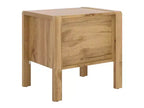 Table de chevet Angeria 2 tiroirs - NST3109 - Chêne/Laiton - Safavieh
