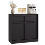 Buffet de cuisine avec 4 tiroirs, grand meuble à café de 158,5 cm avec rangement, buffet de rangement moderne pour cuisine, salle à manger, salon